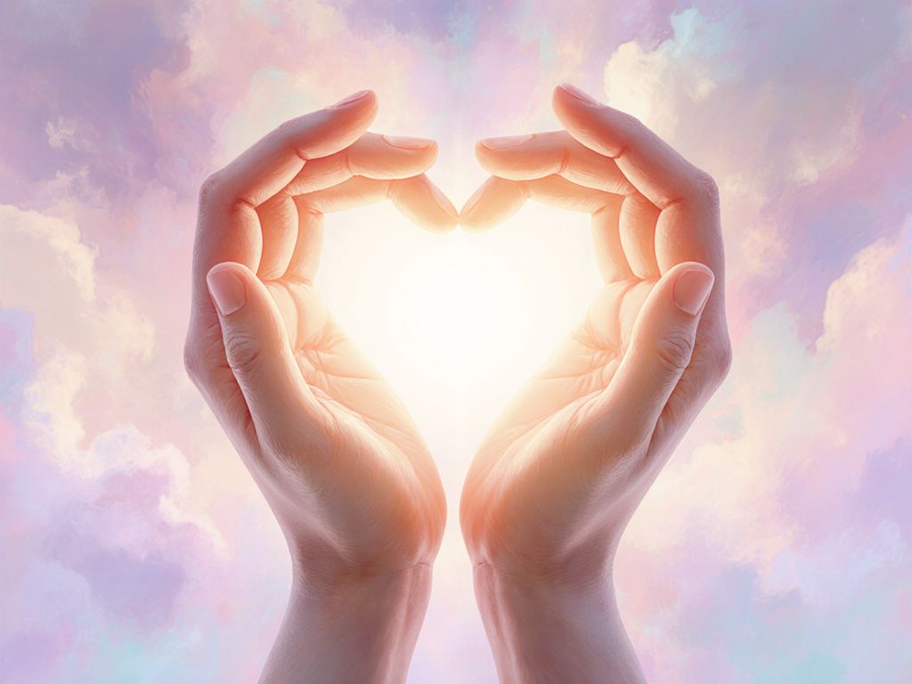 Artistic representation of separation pain with person healing and finding new hope